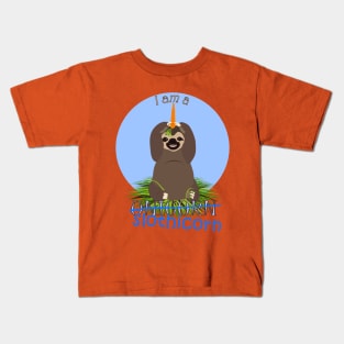 I am a slothicorn Kids T-Shirt